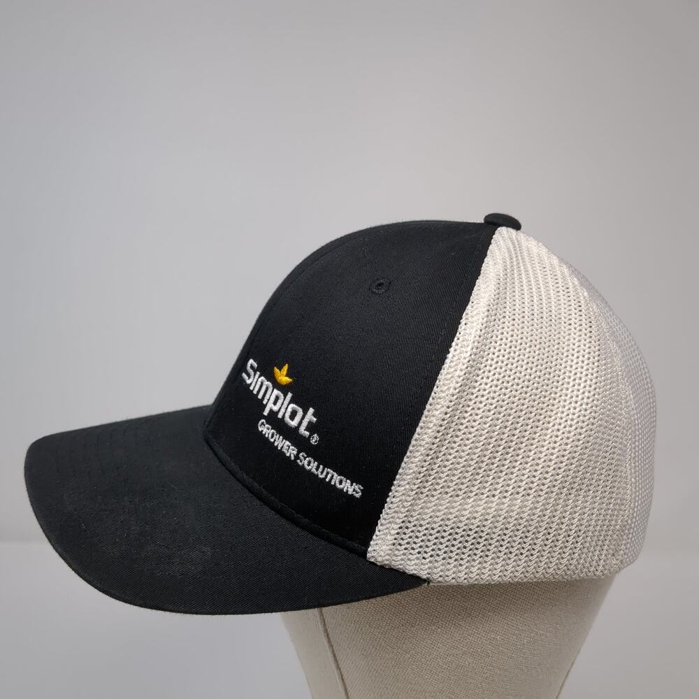 Simplot Grower Solutions Fitted Trucker Hat Black… - image 3